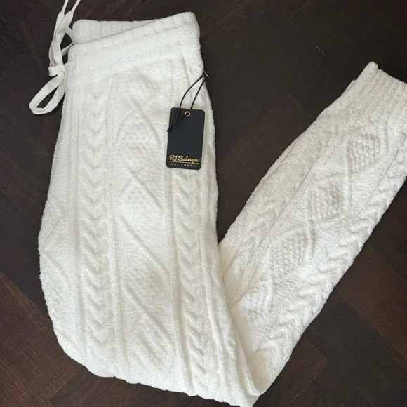 NWT: PJ Salvage Chenille Cable Knit Sweater & Pants Lounge Set. XS - Picture 2 of 12